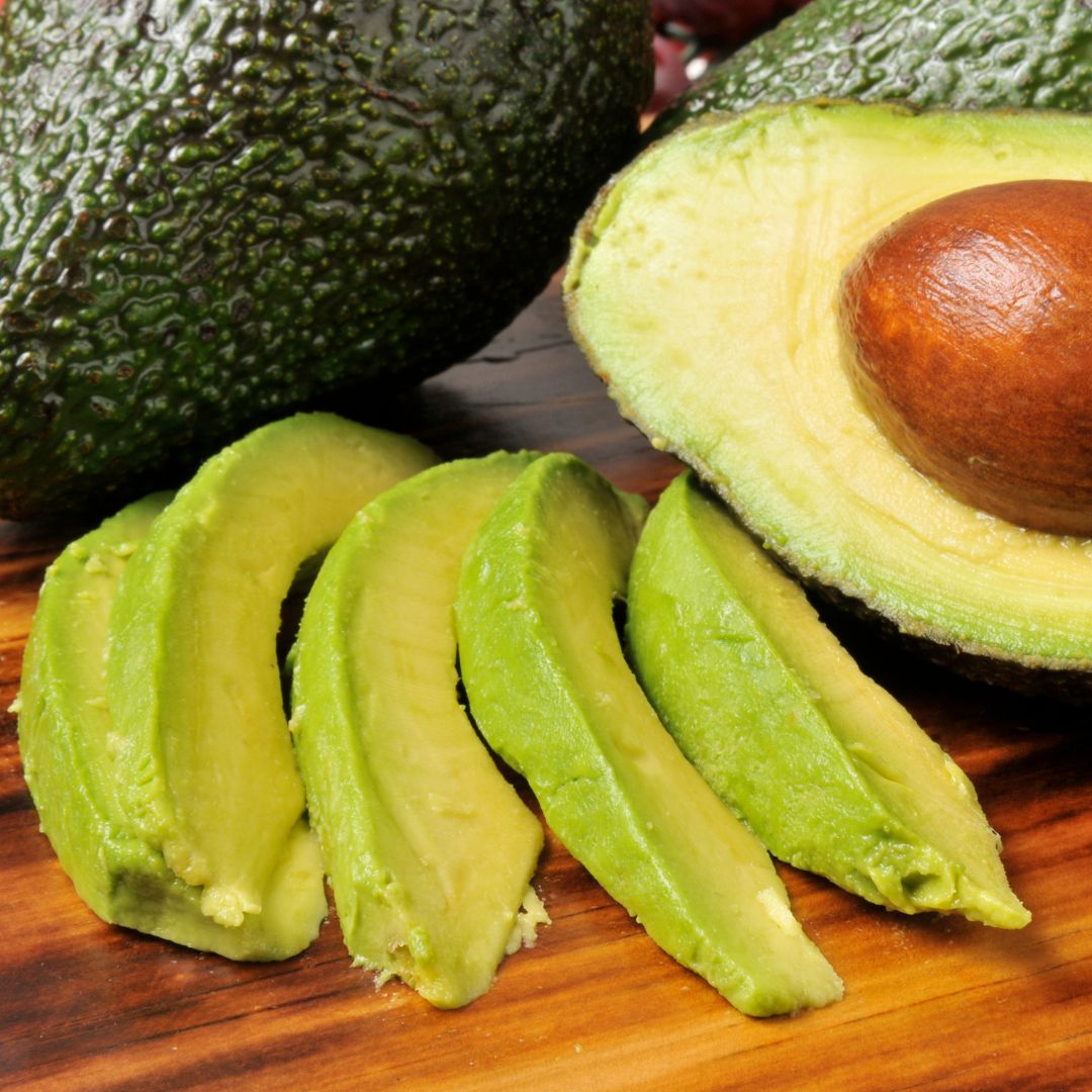 sliced avocado