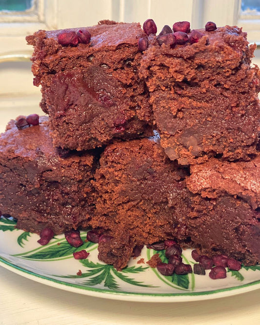 Barbie Pink Beetroot Brownies