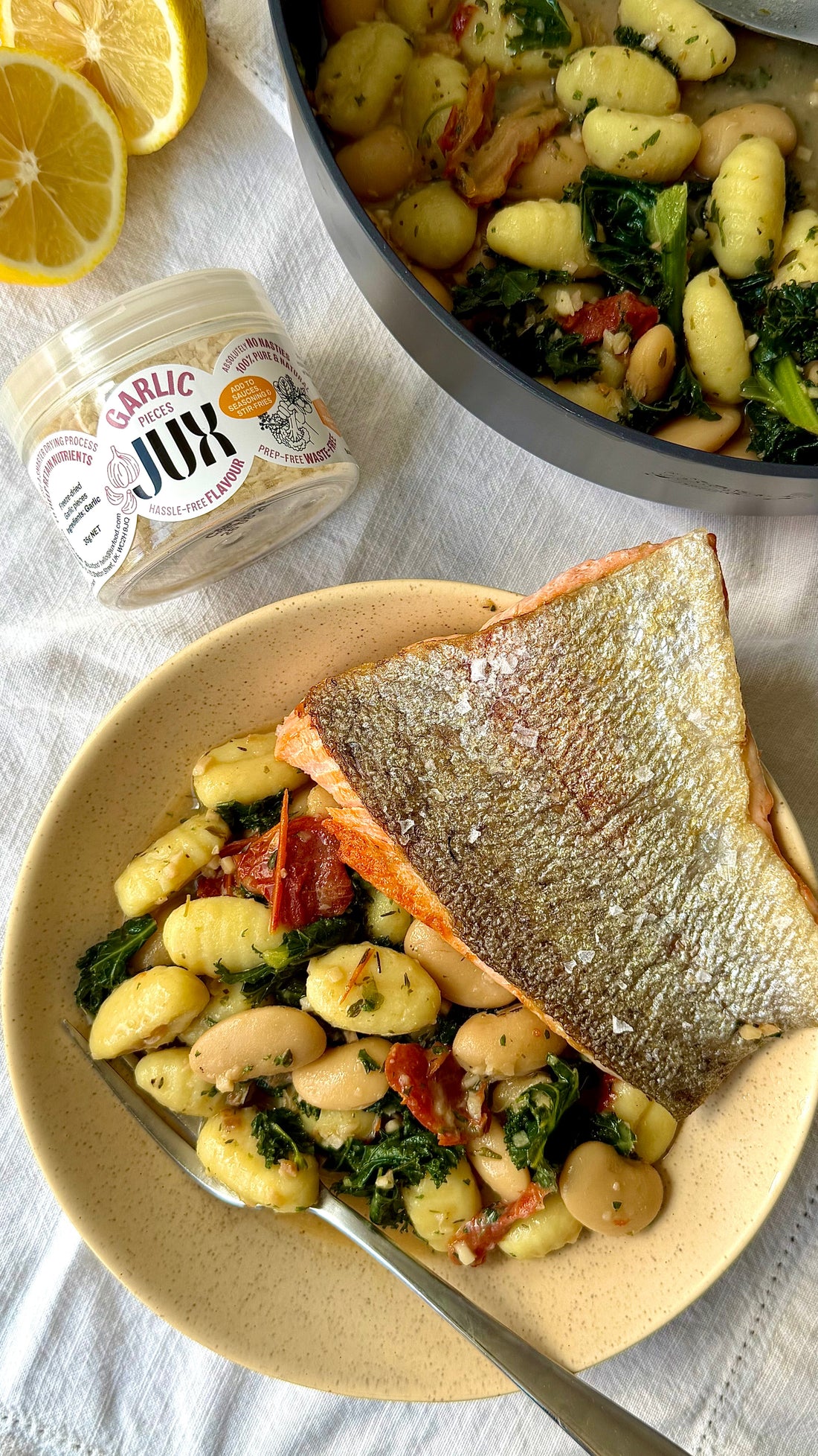 NO CHOP GARLICKY BUTTER BEAN GNOCCHI