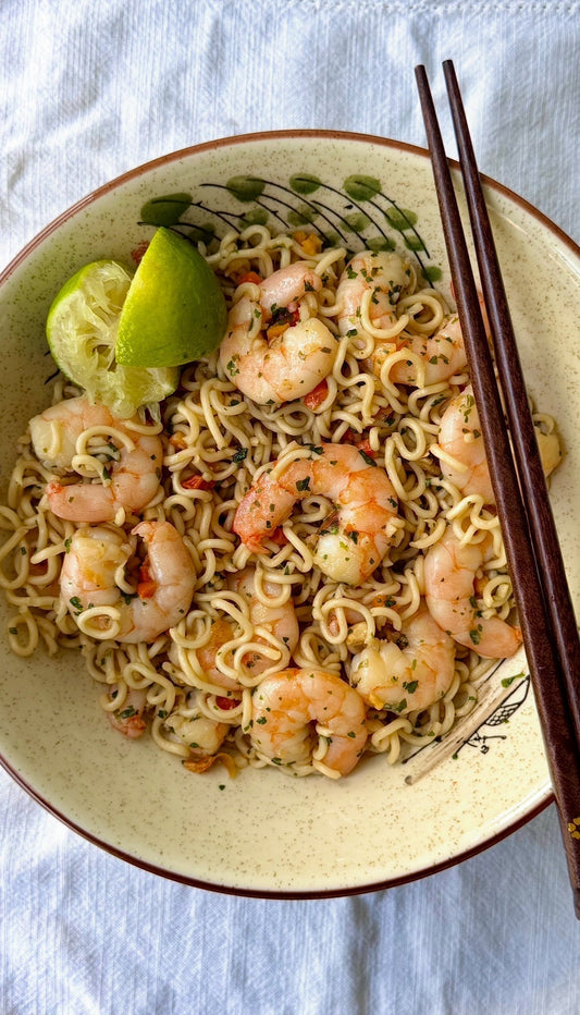 NO CHOP 10-MINUTE SOY, GARLIC AND GINGER NOODLES
