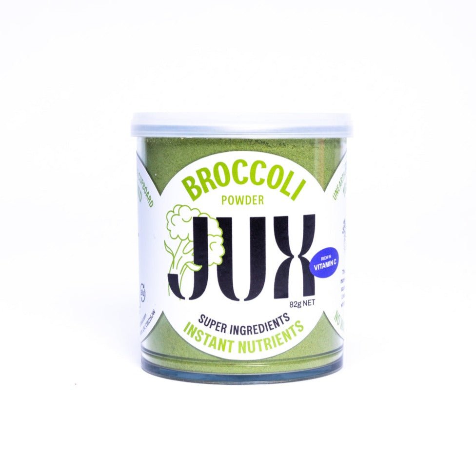 JUX food freeze dried broccoli powder pot 