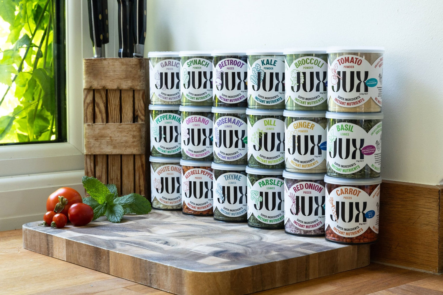  JUX food freeze dried ingredients product range